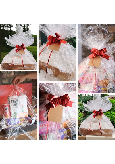Roco Paper Jelatinli Kağıt Hediye Paketleme Sepeti Kraft 2 Set -