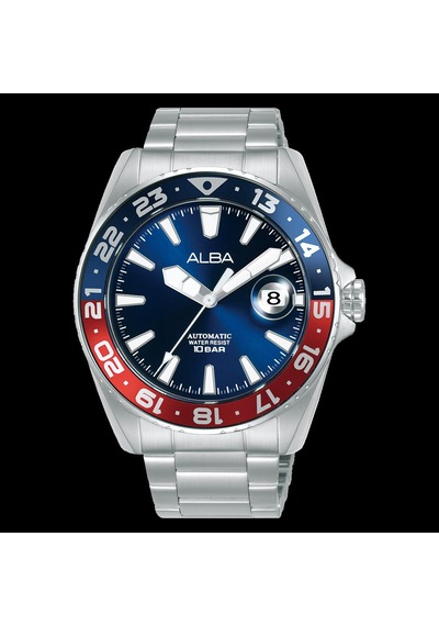 Alba Au4067x1 Otomatik Çelik Gri Lacivert Kadran 10 Atm 43 Mm Erkek Kol Saati