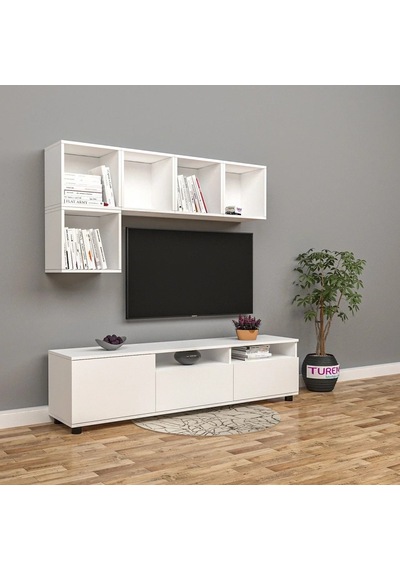 Tetris Tv Ünitesi Mdf Siyah Tetris Tv Ünitesi Mdf Siyah