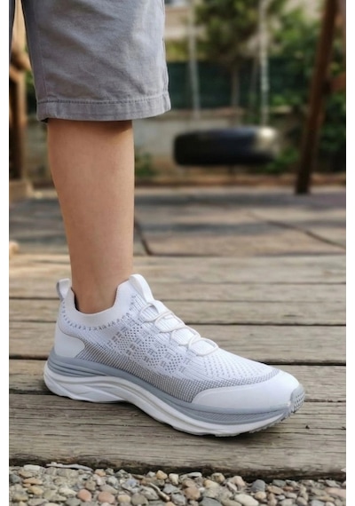 In Step Aeroknit Pro Ultra Hafif Bağcıksız Erkek/kız Spor Ayakkabı - Beyaz