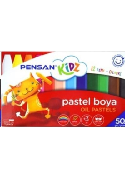 Pensan Kidz Pastel Boya 12 Renk