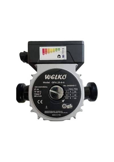 Welko Sirkülasyon Pompası 30-45.000 Kazan İçin Gpa 25-8-ıı Frekans Konvertörlü 8 Mss 4,9 M3/h