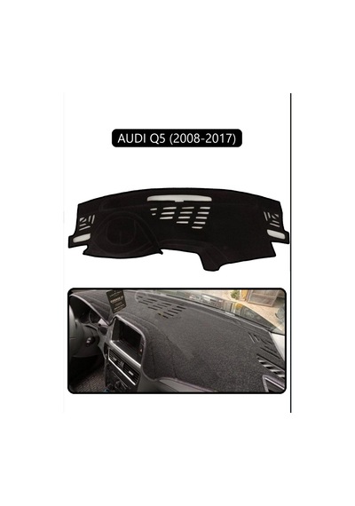 Audi Q5 2008-2017torpido Koruma Halısı Siyah Kenar