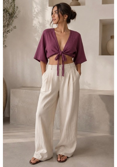 Bbbutikbasic Kadın Müslin Bağlamalı Bolero Bluz Oversize Salaş Yazlık Kimono Hırka My3535 Bordo Bbbutikbasic Kadın Müslin Bağlamalı Bolero Bluz Oversize Salaş Yazlık Kimono Hırka My3535 Bordo