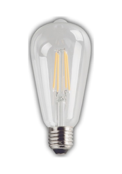 4 Adet Kendal Kes515 Led Rustik Ampul 8w 6500k Beyaz Işık E27 Duy