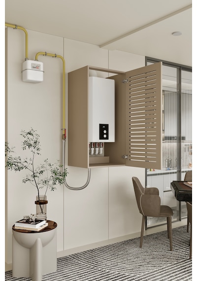 Midas Kombi Dolabı 110 Cm 100% Mdf Kumtaşı Midas Kombi Dolabı 110 Cm 100% Mdf Kumtaşı