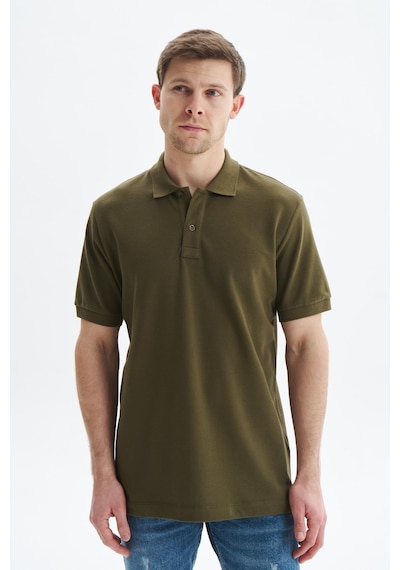 AR-MA Arma Erkek Regular Fit Basic % 100 Pamuk Pike Polo Yaka Tişört Y29374354502 Haki