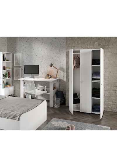 Selen Çocuk Odası Takımı Beyaz - 5 Parçalı Tamamı 1. Kalite Mdf Beyaz