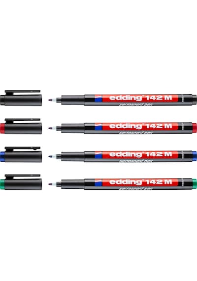 Edding 142m Asetat Kalem m 4 Lü Set