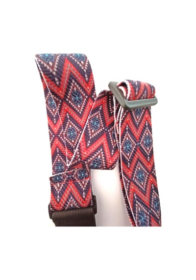 Raymond Joes Rj200-b13 Gitar Askısı Deluxe Teal Guitar Strap Deri Başlıklı