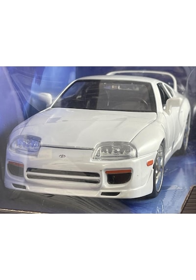 Jada 1:24 Hızlı Ve Öfkeli Fast And Furious Brian's Toyota Supra Beyaz Model Araba