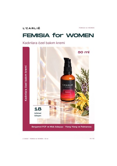 L'carlıe Femisia Kadınlara Özel Bitkisel İntim Bakım Kremi 50 Ml
