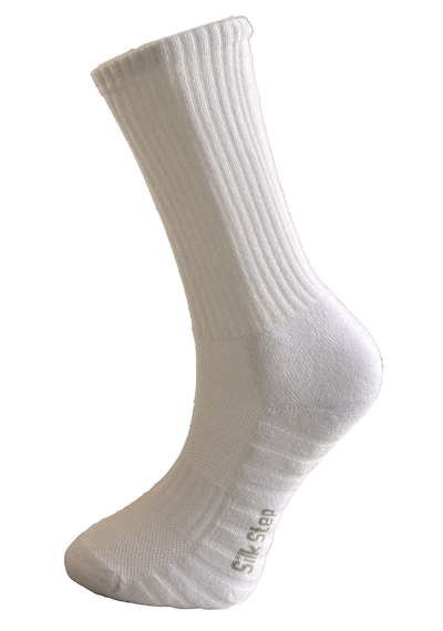 Silk Step Fit Line 4'lü Siyah-beyaz Erkek Ve Kadın Spor Çorabı , Active - Fonksiyonel 2çift Siyah - 2çift Beyaz Siyah - Beyaz