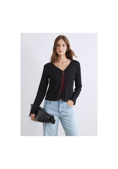 LC Waikiki Alıta Cıty Farkıyla Lcw Everyday Siyah Raşel Düz Kadın Hırka Siyah - 931518202 Siyah LC Waikiki Alıta Cıty Farkıyla Lcw Everyday Siyah Raşel Düz Kadın Hırka Siyah - 931518202 Siyah
