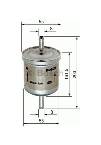 Bosch  450905901 Benzin Filtresi Bmw 3 E30 Bmw 5 E34 Bmw 7 E32 539905771
