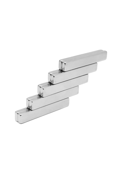 1 Adet 50mm X 10mm X 5mm Köşeli Süper Güçlü Neodyum Mıknatıs