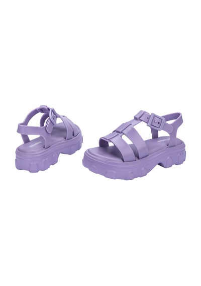 Mini Melissa Ella Infantil Preto Kız Çocuk Sandalet Mor 36442 Mor