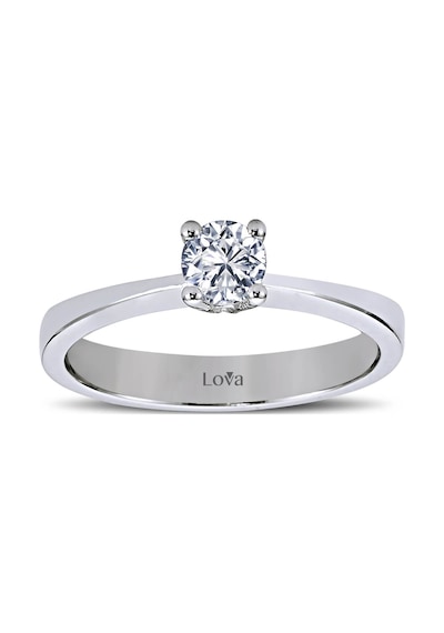 Lova F Renk 0,31 Karat Pırlanta Tektaş Yüzük - Hrd - 1040041