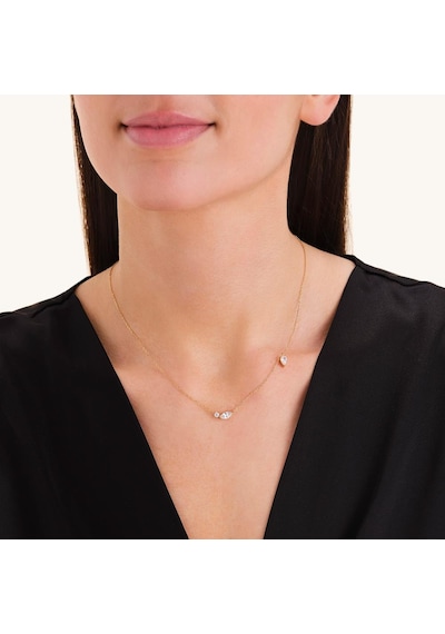 Rosefield Jnmsg.j1306 Altın Renk Karışık Kristal Çelik Kolye