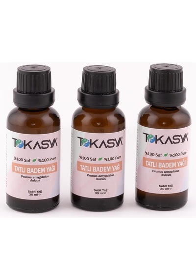 Tokasya Tatlı Badem Yağı 3 x 30 ML