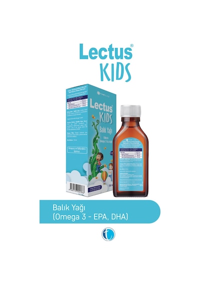 Lectus Kids Balık Yağı Şurup 150 ml Karışık Meyve