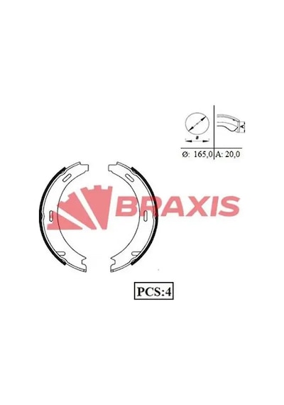 Mercedes E270 W210 El Fren Balatasi 1999-2002 Braxıs Ac0041