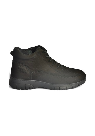 Fox Shoes Z555663401 Siyah Hakiki Deri Nubuk Kadın Bot