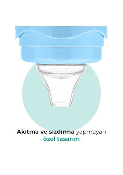 Mamajoo Antikolik Akıtmaz Alıştırma Bardağı 270 ml Powder Blue, 9 Ay+