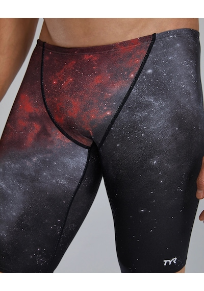 Tyr Durafast Elite Erkek Jammer Mayo - Starborne Siyah - Kırmızı