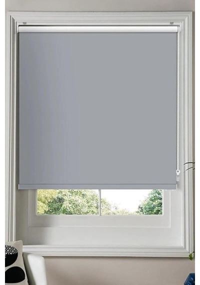 Gri Blackout Karartma Stor Perde 100x180 Cm, 481 Çok Renkli