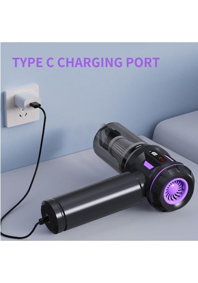20000pa 6000mah 100w Toz Üfleme Ve Süpürge Ev / Araba / Ofis Süpürgesi-1473