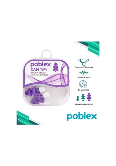 Poblex Çam Tipi Kulak Tıkacı - Large 156145