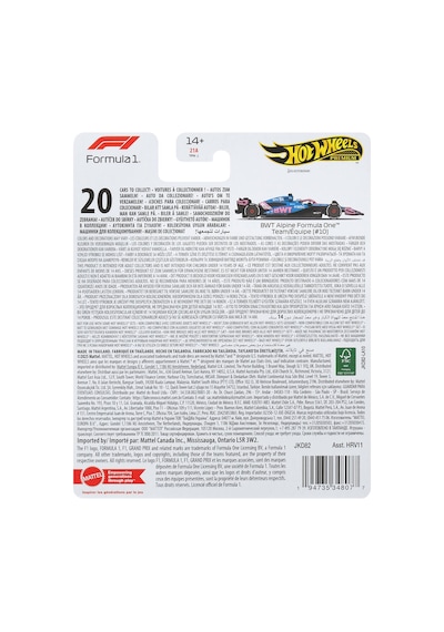 Hot Wheels®F1 - Alpine (Gasly) JKD82