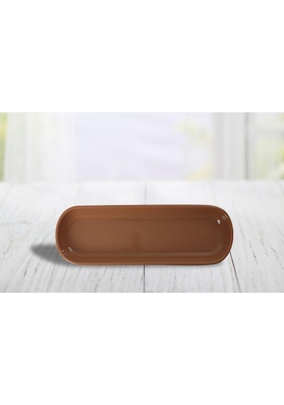 Keramika Kayık Noyan 26x9 Cm Sütlü Kahve 606