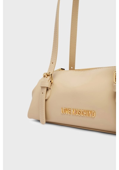 Love Moschino Logolu Ayarlanabilir Omuz Askılı Çanta Bayan Çanta Jc4101pp1ply0129 Bej