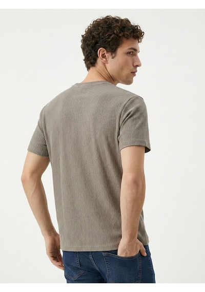 LOFT Regular Fit Erkek Tshirt K.kol Lf2042329 Q1.v1 Vizon