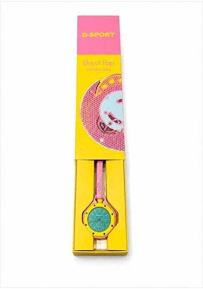 Vothoon Renkli Lüks Saat Tasarımlı Çanta Süsü Bag Charm Anahtarlık Sarı