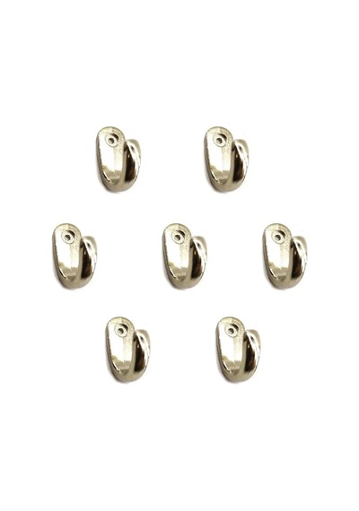 Jenerik Büyük Tekli Fincan Askı, Dekor Askısı - Nikel, 100 Adet, 12x23x30 Mm Diğer