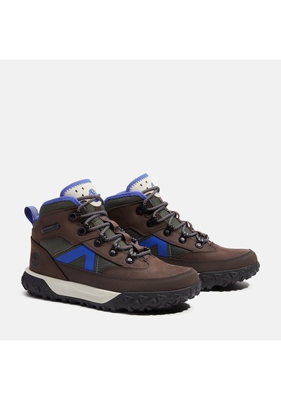 Timberland Motion 6 Mid Lace Up Waterproof Çocuk Sneakers-34016 Koyu Kahverengi