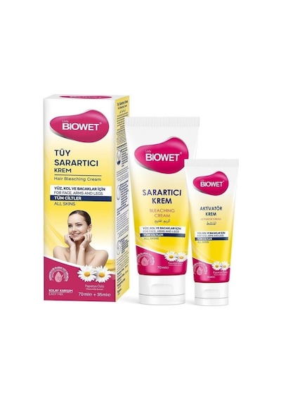 Bıowet Tüy Sarartıcı Krem Tüm Ciltler 100 Ml