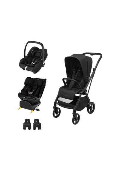 Maxi-Cosi Leona2 Seyahat Sistem Bebek Arabası ve Emerald 360 Pro Oto Koltuğu Black