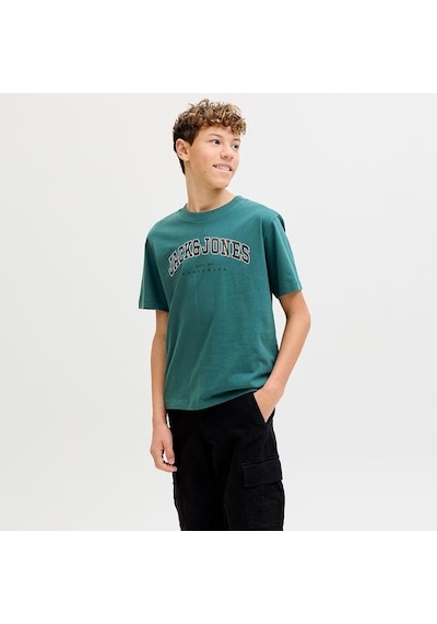 Jack & Jones Jack&jones Caleb Varsity Erkek Çocuk Yeşil Tişört