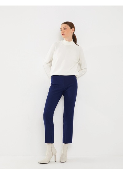 Lc Waikiki Lcw Modest Lacivert Kadın Standart Fit Düz Pantolon Lıght Navy