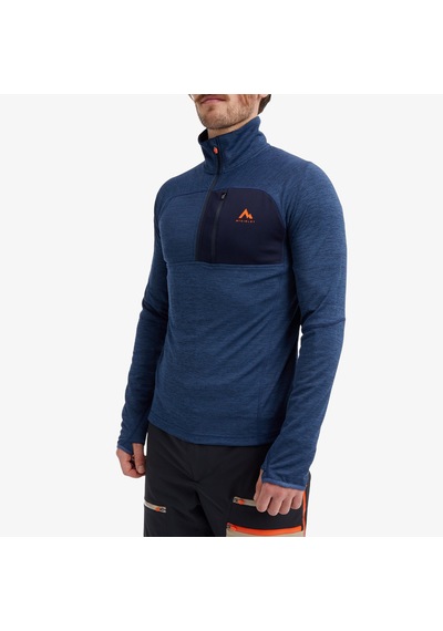 McKinley Mc Kinley Tampo Iı Half Zip Uzun Kollu Erkek Mavi Üst 428934 Mavi
