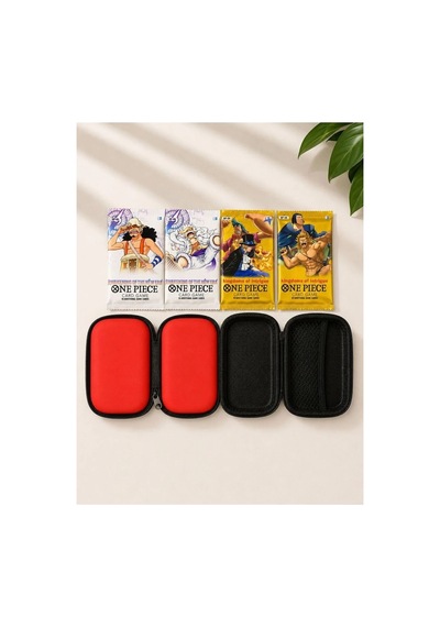 Cantex Tech One Piece Card Game Booster 2 White + 2 Yellow Pack 4 Paket Trading Cards - 40 Kart