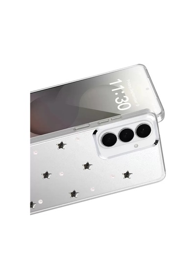 Newface Samsung Galaxy S26 Plus Fiyonk Desenli Kapak - Desen 7 Ş Transparent