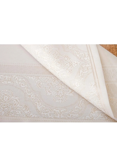 Roma Jakar Polyester Kumaş Bej Amerikan Servis 33x46 Cm Bej 4 Ad. 1384 Bej