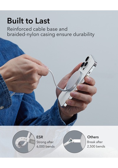 Halolock 15w Mini Magsafe Şarj Cihazı Beyaz