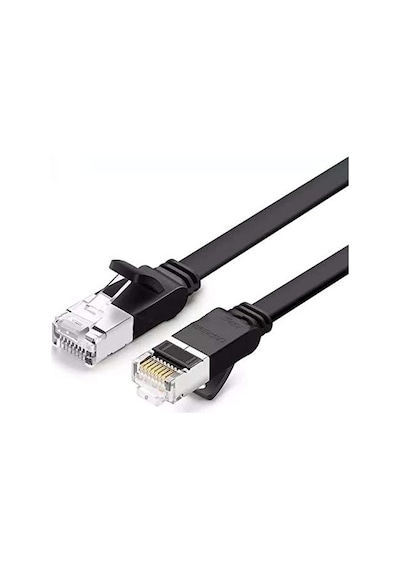 Cat6 Flat Pure Metal Konnektör Utp Ethernet Kablosu 2 Metre