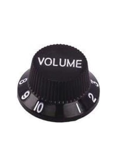 Valencia Pnb1vbk Volume Düğmesi Siyah Strat Tipi Siyah Plastik - Volume Yazılı - Standart